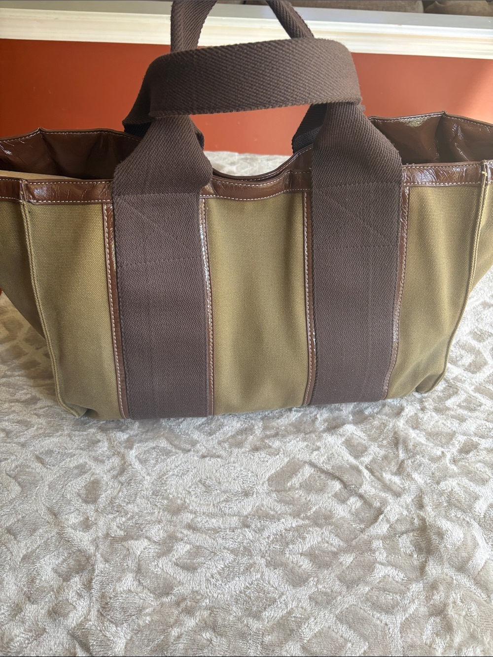 Vintage Barneys New York Canvas Weekend Tote Bag - Picture 2 of 10